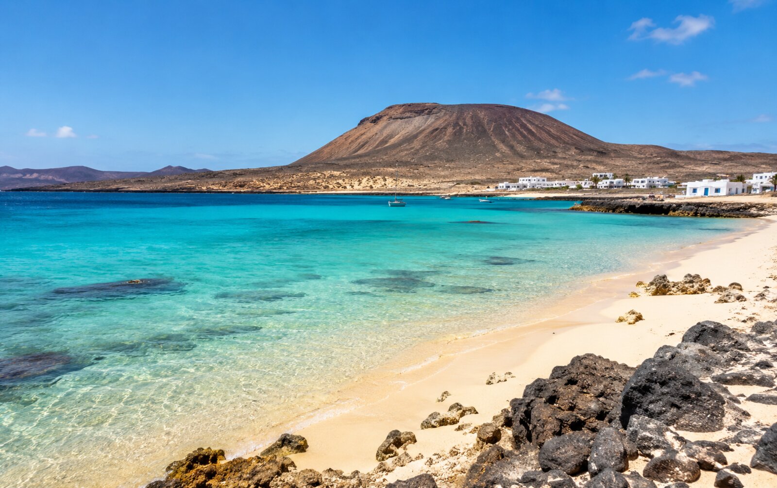 Playa y bahía de La Graciosa, Lanzarote