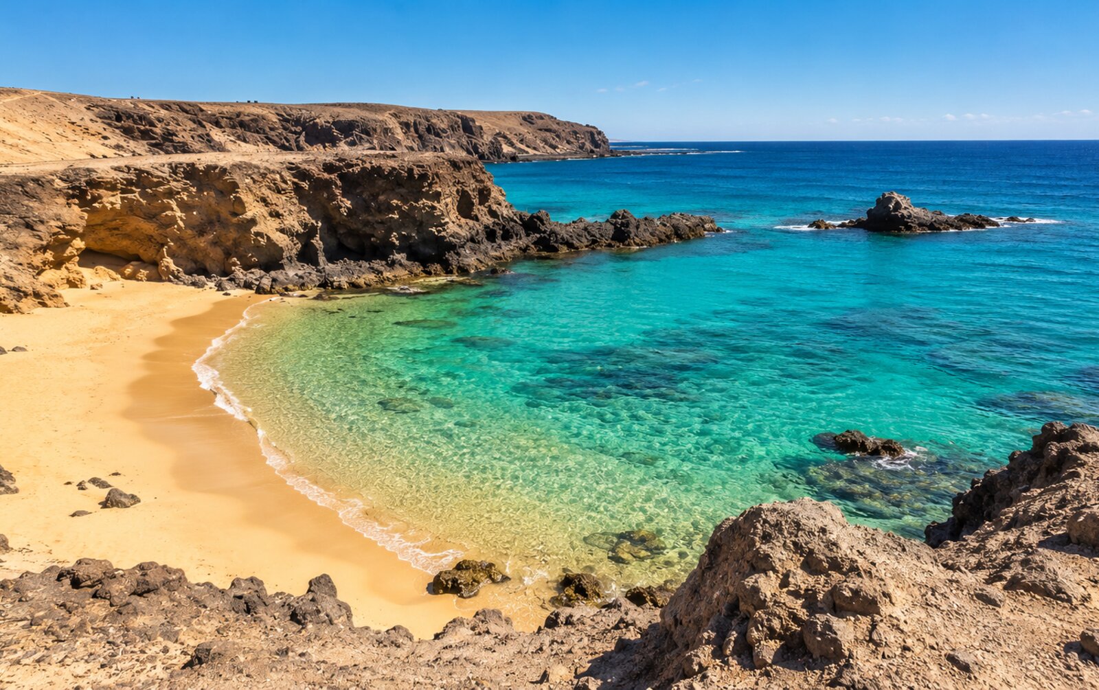 Cala de Papagayo, sur de Lanzarote